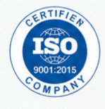 ISO 9001:2015 ISO 9001:2015 certified company seal